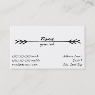Bohemian Business Card