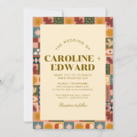 Bohemian Celestial Patchwork Wedding