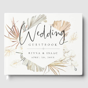 Bohemian-Chic Botanical Wedding Guest Book