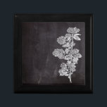 Bohemian Chic french country chalkboard botanical Gift Box<br><div class="desc">Bohemian Chic french country chalkboard botanical kitchen accessories. French botanical chalkboard home accessories. Rustic chalkboard botanical wedding favours.</div>