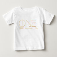 Bohemian Chic One | Tribal Gold Foil