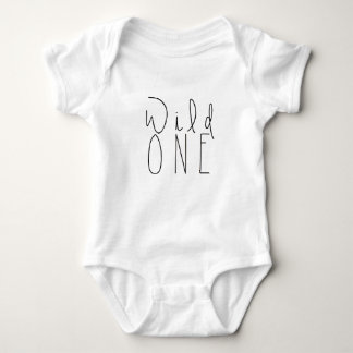 Bohemian Chic Wild One | First Birthday Baby Bodysuit