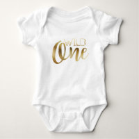 Bohemian Chic Wild One | Tribal Gold Foil