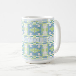 Bohemian Chintz 20 Pastel Green Blue Pink Coffee Mug