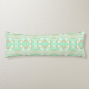 Bohemian Chintz 23 Pastel Mint Spearmint Olive  Body Cushion