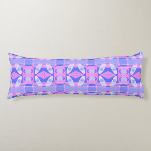 Bohemian Chintz 69 Pink Blue Periwinkle Body Cushion