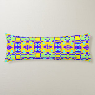 Bohemian Chintz 95 Yellow Blue Green Purple Body Cushion