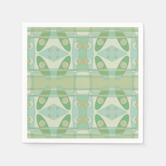 Bohemian Chintz New Green Olive Napkin