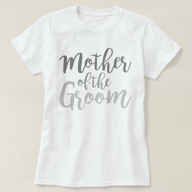 Bohemian Cursive Mother of the Groom Wedding Top (Design Front)