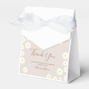 Bohemian Daisy Floral Baby Shower Favour Box