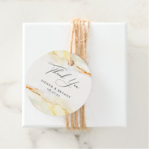 Bohemian Desert Watercolor Wedding Thank You Favour Tags