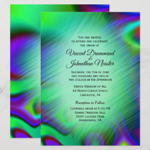 Bohemian Design Wedding Invitations