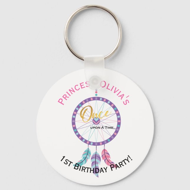 Bohemian dream catcher fairy tale key ring (Front)