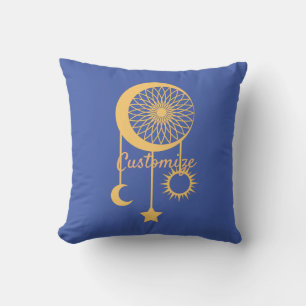 Bohemian Dream Catcher Thunder_Cove Cushion