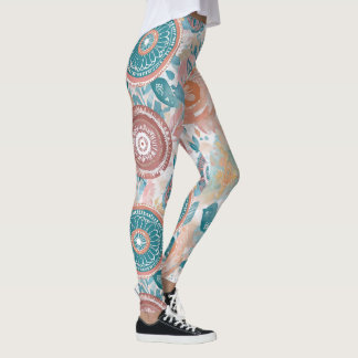 Bohemian Dream Watercolor Leggings