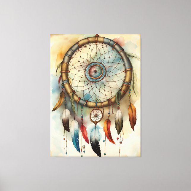 Bohemian Dreamcatcher Canvas Print (Front)