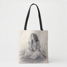 Bohemian Dreamer Pencil Sketch