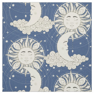 bohemian dreams blue fabric