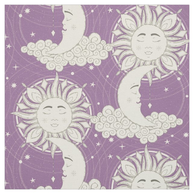 bohemian dreams violet fabric (Swatch)