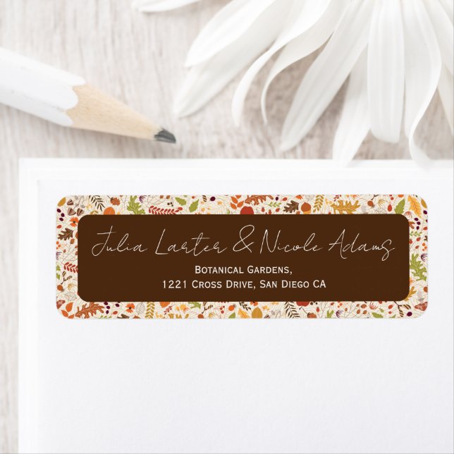 Bohemian Dried Rustic Floral Autumn Falls Wedding (Insitu)
