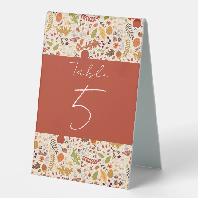 Bohemian Dried Rustic Floral Autumn Falls Wedding (Front)