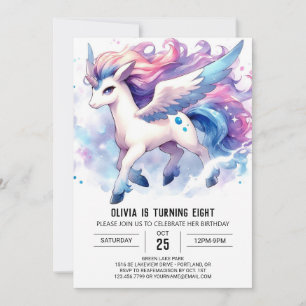  Bohemian Editable Horse Birthday Invitation