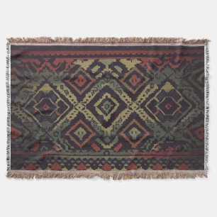 Bohemian Fabric Throw Blanket