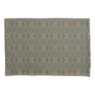 Bohemian Fall Leaf Greenery Seamless Pattern Pillowcase