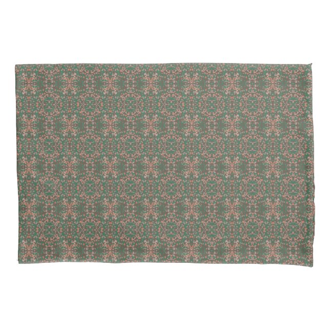 Bohemian Fall Leaf Greenery Seamless Pattern    Pillowcase (Front)