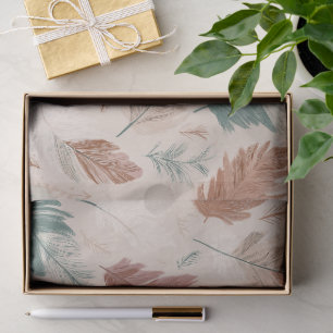 Bohemian Feather Dance Tissue Paper
