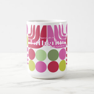 Bohemian Festa Red Pink Green Coffee Mug