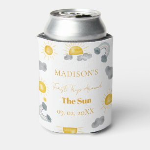 Bohemian First Trip Around The Sun 1st Birthday Can Cooler