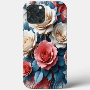 Bohemian Floral Art Tough Perfect Gift iPhone 13 Pro Max Case