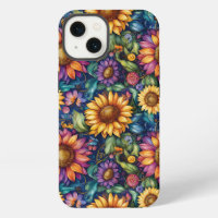 Bohemian Floral Dreamscape Vibrant Pattern