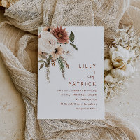 Bohemian Floral Terracotta Wedding