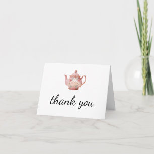 Bohemian Florals Thank You Note Card