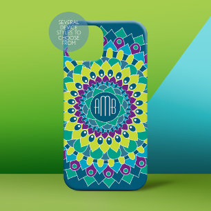 Bohemian Flower with Monograms
