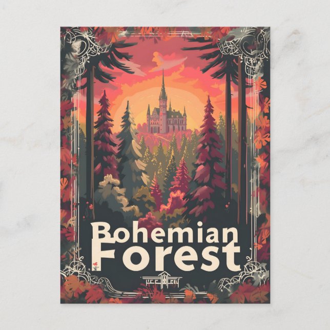 Bohemian Forest  Postcard (Front)