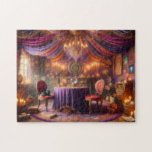 Bohemian Fortune Teller Mystical Tarot Décor Jigsaw Puzzle
