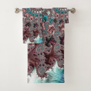 Bohemian Fractal Bath Towel Set