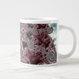 Bohemian Fractal Large Coffee Mug
