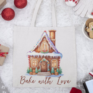 Bohemian Gingerbread House Holiday Magic  Tote Bag