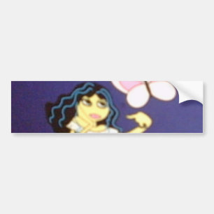 Bohemian Girl Bumper Sticker