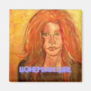 bohemian girl magnet