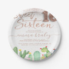 Bohemian Glam Fiesta Sweet Sixteen Invitation