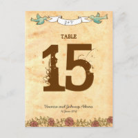 Bohemian Heart, Roses, Birds, & Banner Wedding