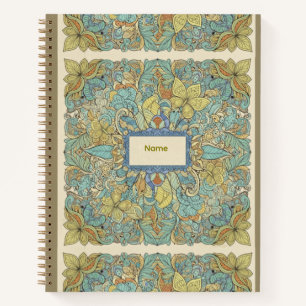 Bohemian Intricate Mandala & Butterfly Hardcover Notebook