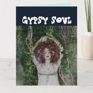BOHEMIAN LADY GYPSY SOUL BIRTHDAY CARDS