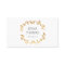 BOHEMIAN LEAF WREATH LOGO in GOLD