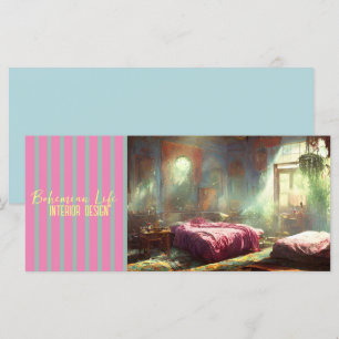 Bohemian Life - Business, Greeting Card, Invite